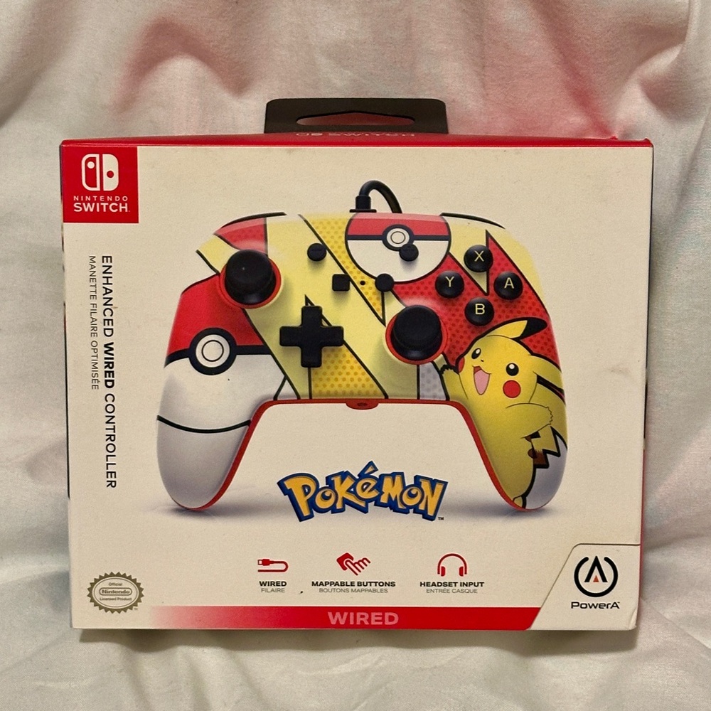 Pokémon Wired Controller for Nintendo Switch - Red and Yellow